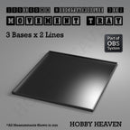 Rectangle Movement Trays | Cavalry & Monsters | 50×25-100×60mm | OBS System