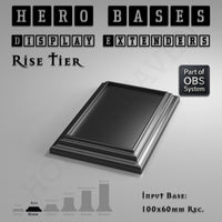 Hero Bases Display Extenders | Squares and Rectangles | Convert Gaming Bases to Display Bases & Plinths
