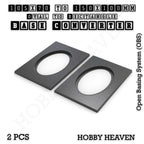 Wargaming Oval to Rectangle Base Converters – Tabletop Games | 3D Printed Tabletop Accessories