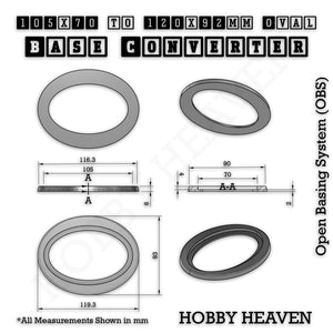 Oval To Oval Bases Size Converters 3d Print Full Range