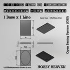 Oval to Rectangle Movement Tray Adapters