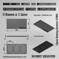 Oval to Rectangle Movement Tray Adapters
