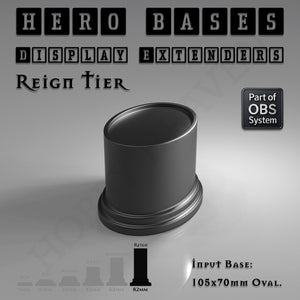 Hero Bases Display Extenders | Convert Gaming Bases to Display Bases & Plinths