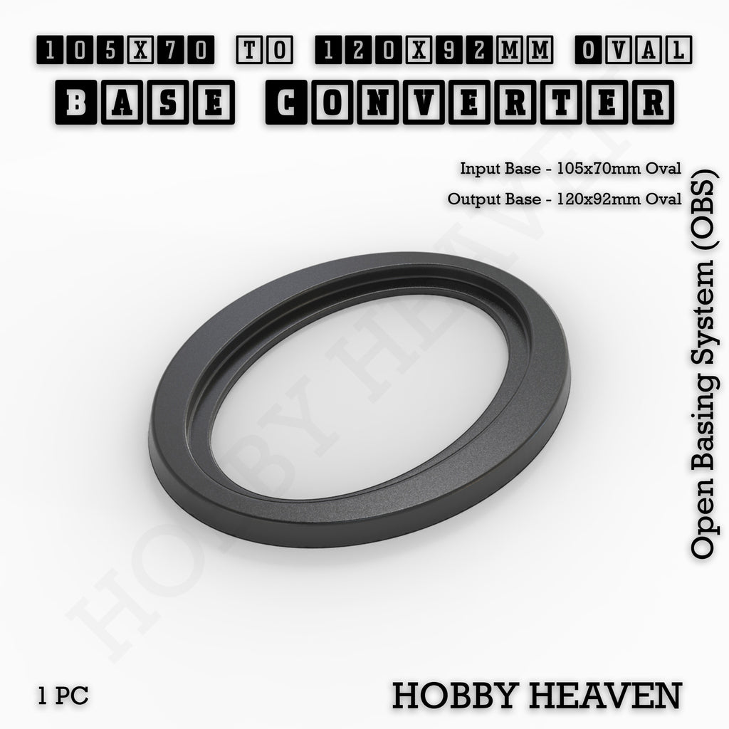 Oval To Oval Bases Size Converters 3d Print Full Range