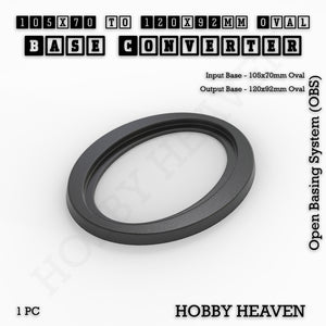 Oval To Oval Bases Size Converters 3d Print Full Range
