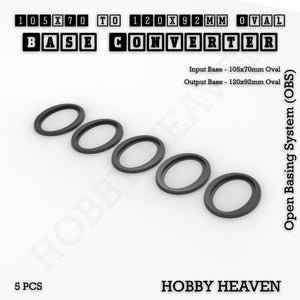 Oval To Oval Bases Size Converters 3d Print Full Range