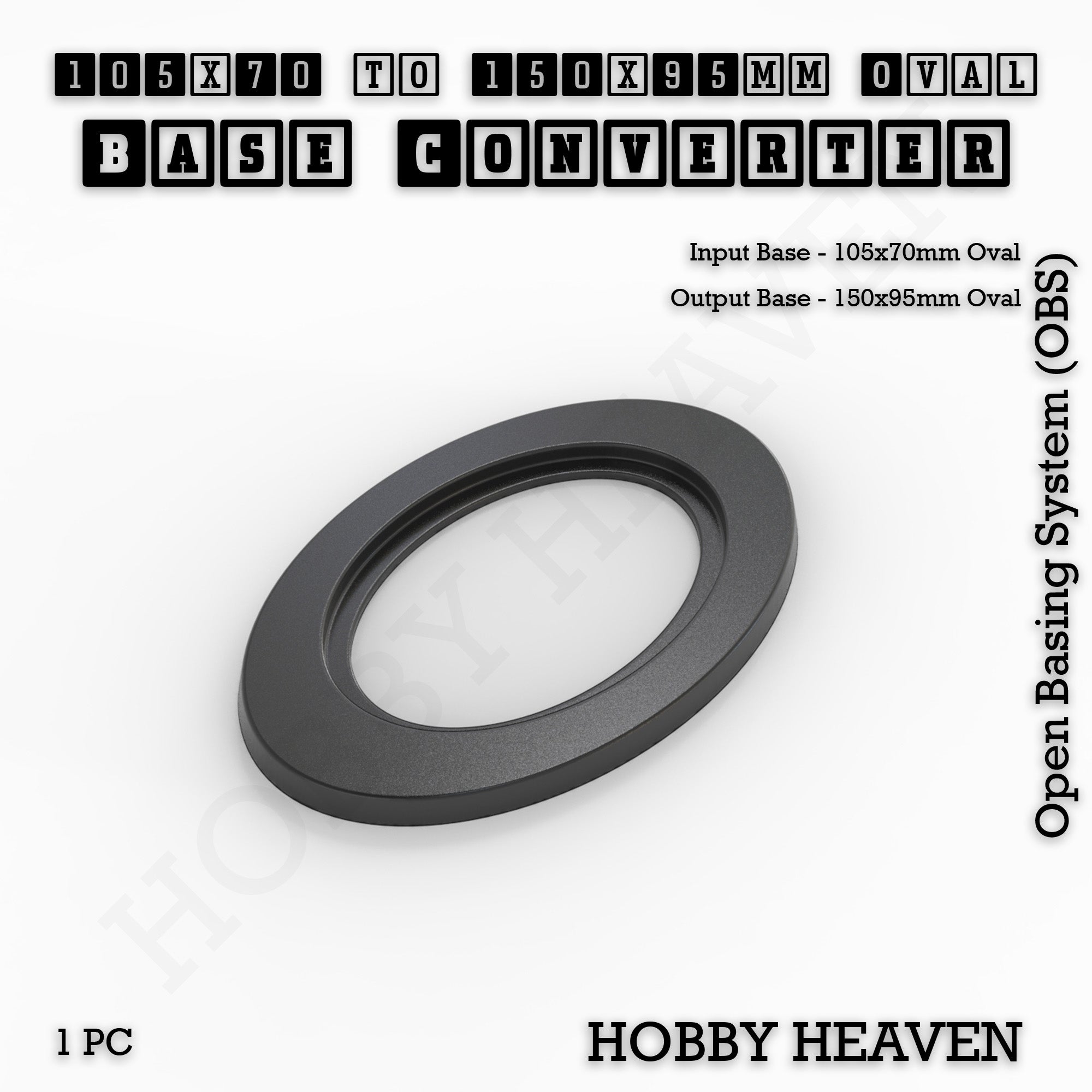 Oval To Oval Bases Size Converters 3d Print Full Range