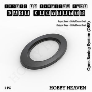 Oval To Oval Bases Size Converters 3d Print Full Range