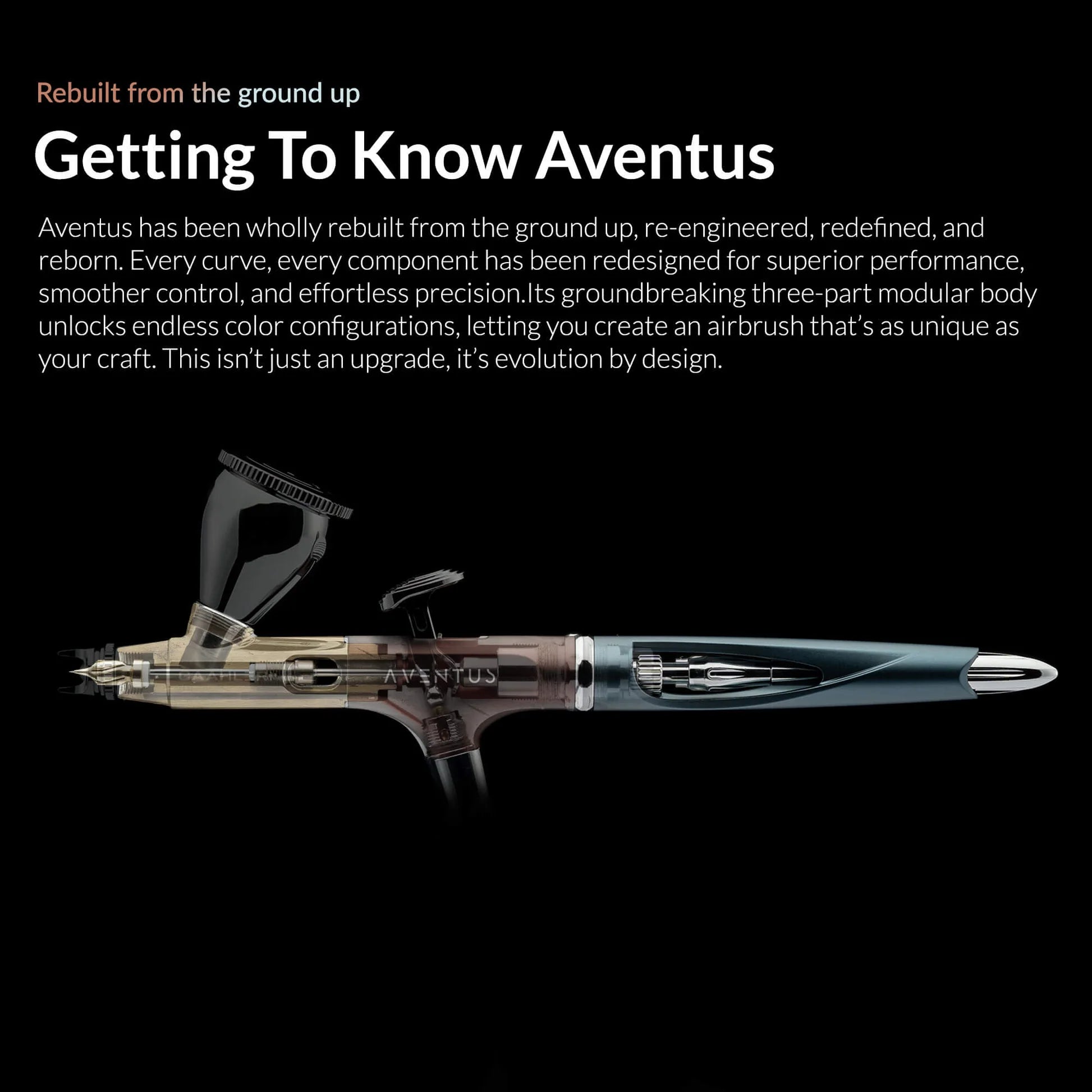 Gaahleri Aventus Crimson Crown — Dual-Action Airbrush 0.2mm & 0.4mm 45770