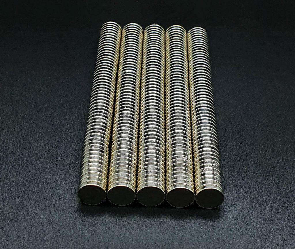 10mm x 2mm Neodymium N50 Strong Magnets - Hobby HeavenMAG - 10x2 - 5MAG - 10x2 - 5