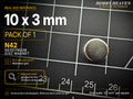 10mm x 3mm N42 Neodymium Disc Magnets