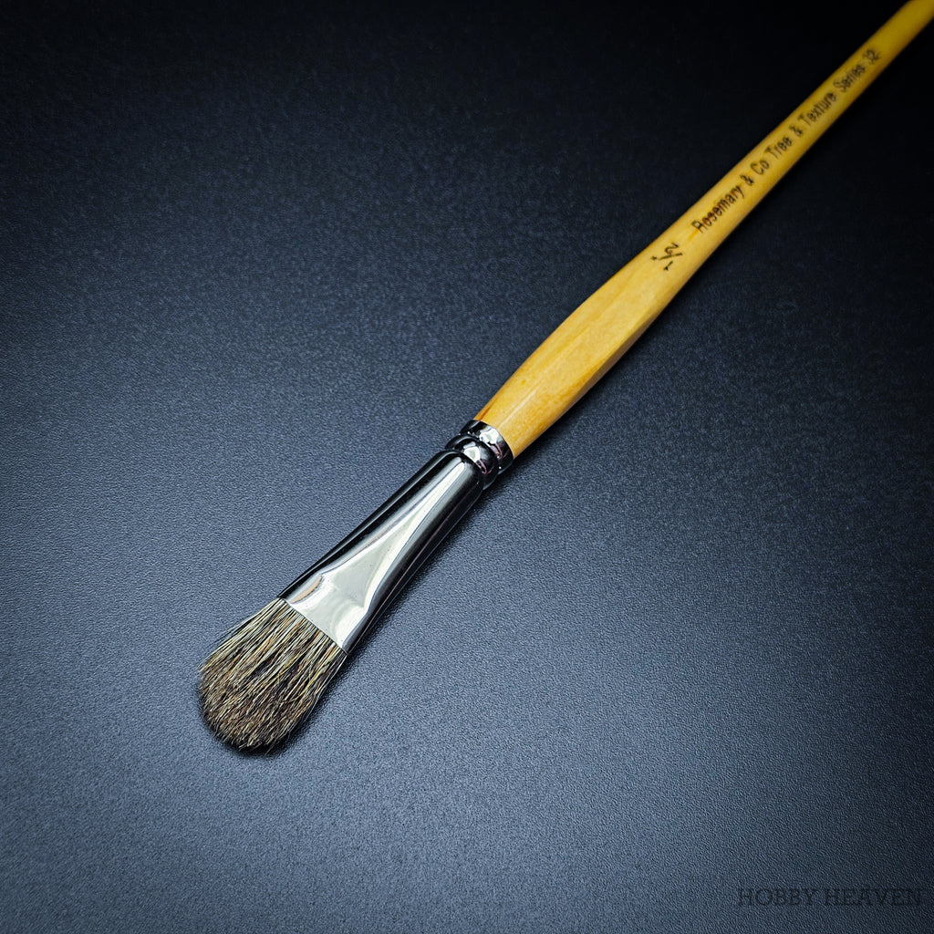 Rosemary & Co Series 32 badger tree & texture brush, size 1/2"