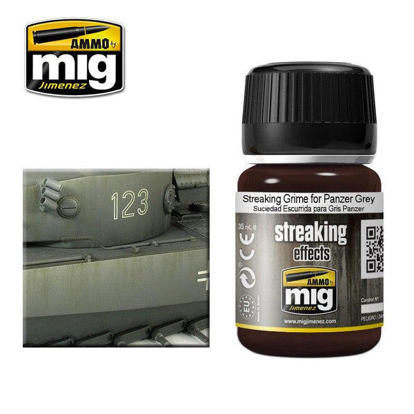 AMMO By MIG Streaking Grime for Panzer Grey MIG1202 - Hobby Heaven