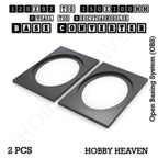Wargaming Oval to Rectangle Base Converters – Tabletop Games | 3D Printed Tabletop Accessories