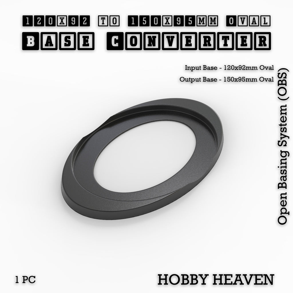 Oval To Oval Bases Size Converters 3d Print Full Range