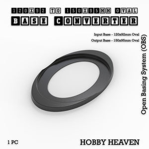 Oval To Oval Bases Size Converters 3d Print Full Range