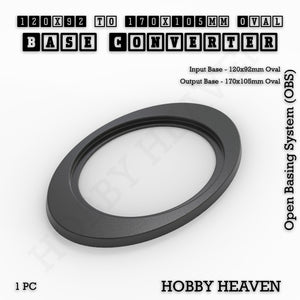 Oval To Oval Bases Size Converters 3d Print Full Range