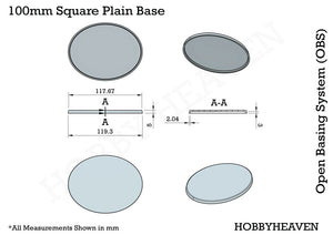 120x92mm Oval Plain Plastic Base - Hobby HeavenBAS/OVA/120x92/1BAS/OVA/120x92/1