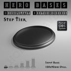Hero Bases Display Extenders | Round and Ovals | Convert Gaming Bases to Display Bases & Plinths
