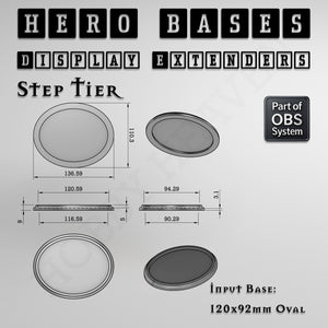 Hero Bases Display Extenders | Convert Gaming Bases to Display Bases & Plinths