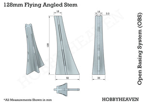 128mm Large Flying Clear Stem