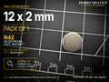 12mm x 2mm N42 Neodymium Disc Magnets