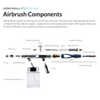 Gaahleri GHPM-Mobius SP Siphon Airbrush 0.3mm + 0.5mm