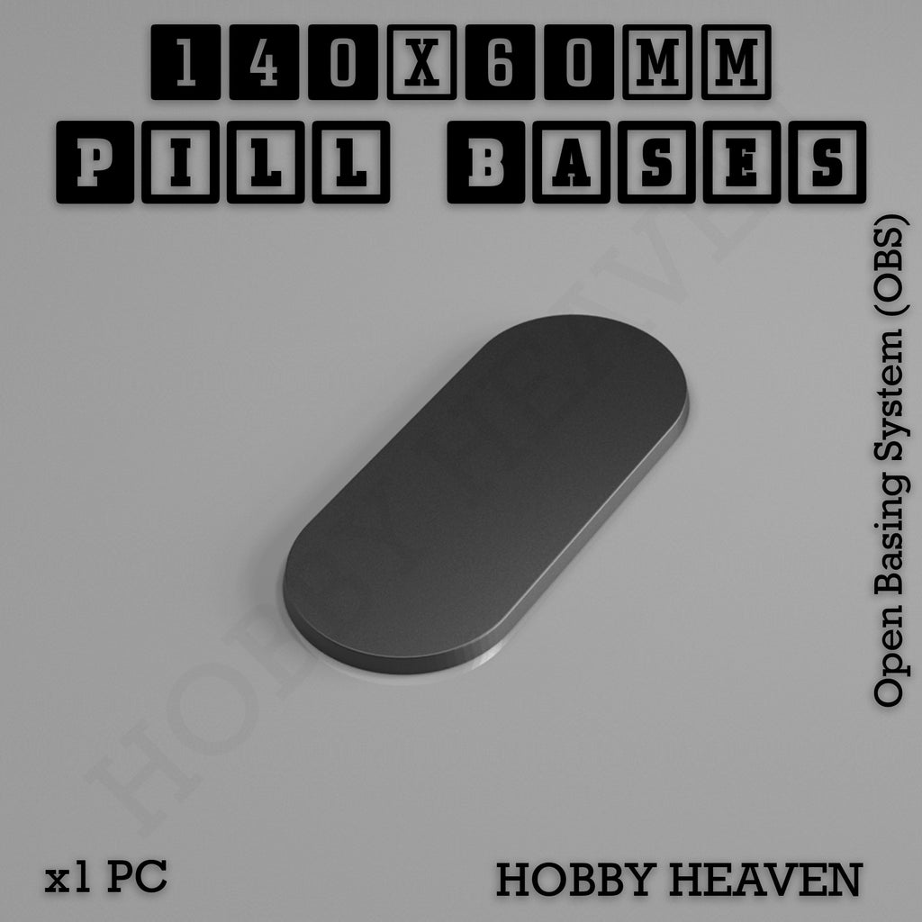 Pill Bases Range - 3d Print Full Range Tabletop Games