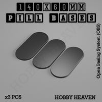 Pill Bases Range - 3d Print Full Range Tabletop Games

