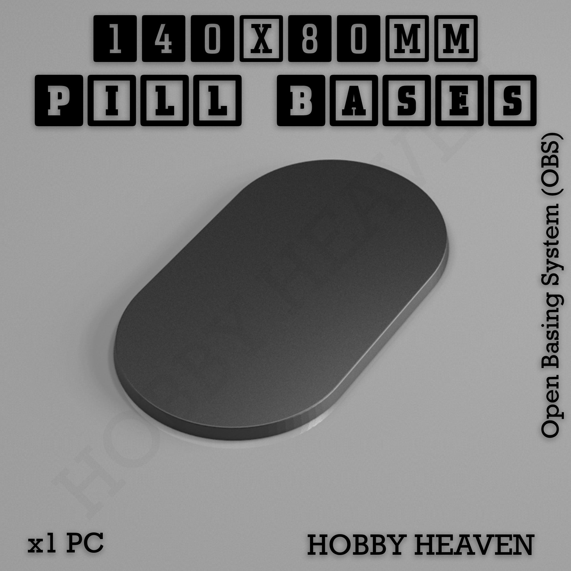Pill Bases Range - 3d Print Full Range Tabletop Games