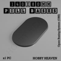 Pill Bases Range - 3d Print Full Range Tabletop Games
