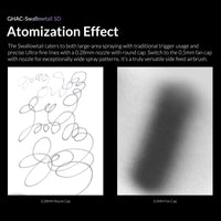 Gaahleri Swallowtail SD Side Feed Airbrush 0.28 / 0.5mm
