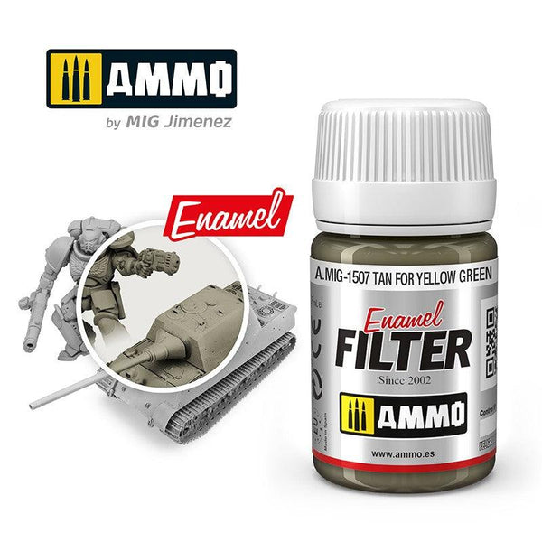 AMMO By MIG Filter Tan for Yellow Green MIG1507 - Hobby Heaven
