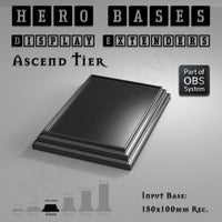Hero Bases Display Extenders | Squares and Rectangles | Convert Gaming Bases to Display Bases & Plinths

