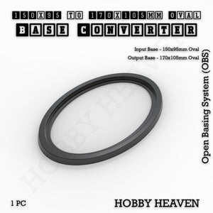 Oval To Oval Bases Size Converters 3d Print Full Range