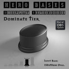 Hero Bases Display Extenders | Round and Ovals | Convert Gaming Bases to Display Bases & Plinths