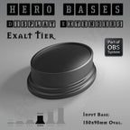 Hero Bases Display Extenders | Round and Ovals | Convert Gaming Bases to Display Bases & Plinths