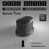 Hero Bases Display Extenders | Convert Gaming Bases to Display Bases & Plinths
