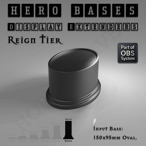 Hero Bases Display Extenders | Convert Gaming Bases to Display Bases & Plinths