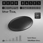 Hero Bases Display Extenders | Round and Ovals | Convert Gaming Bases to Display Bases & Plinths