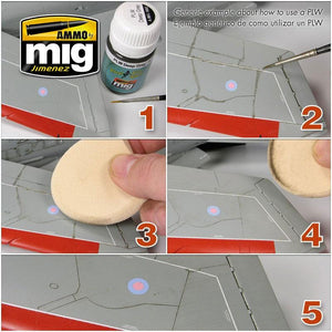 AMMO By MIG Medium Grey Panel Line Wash MIG1601 - Hobby Heaven