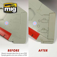 AMMO By MIG Stone Grey For Black Panel Line Wash MIG1615 - Hobby Heaven
