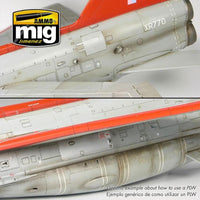 AMMO By MIG Stone Grey For Black Panel Line Wash MIG1615 - Hobby Heaven