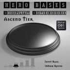 Hero Bases Display Extenders | Round and Ovals | Convert Gaming Bases to Display Bases & Plinths