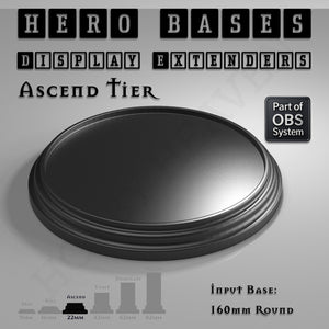 Hero Bases Display Extenders | Convert Gaming Bases to Display Bases & Plinths