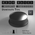 Hero Bases Display Extenders | Round and Ovals | Convert Gaming Bases to Display Bases & Plinths