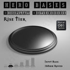 Hero Bases Display Extenders | Round and Ovals | Convert Gaming Bases to Display Bases & Plinths