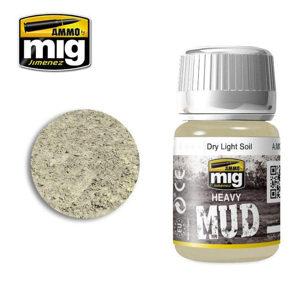 AMMO By MIG Heavy Mud Dry Light Soil MIG1700 - Hobby Heaven