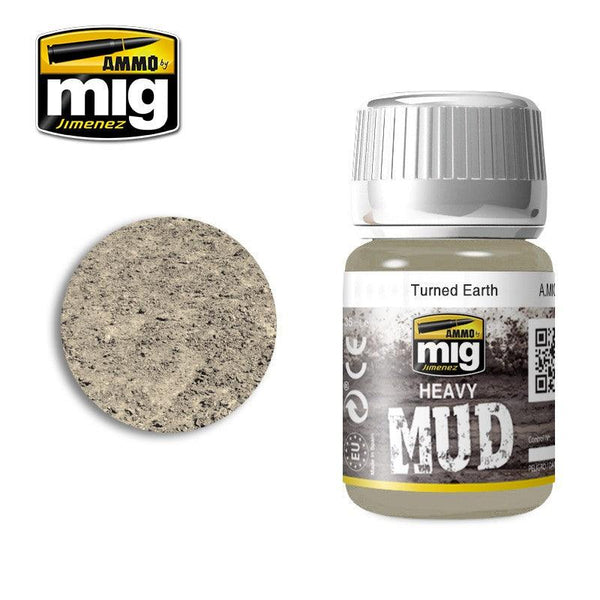AMMO By MIG Heavy Mud Turned Earth MIG1702 - Hobby Heaven