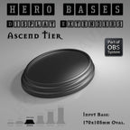 Hero Bases Display Extenders | Round and Ovals | Convert Gaming Bases to Display Bases & Plinths